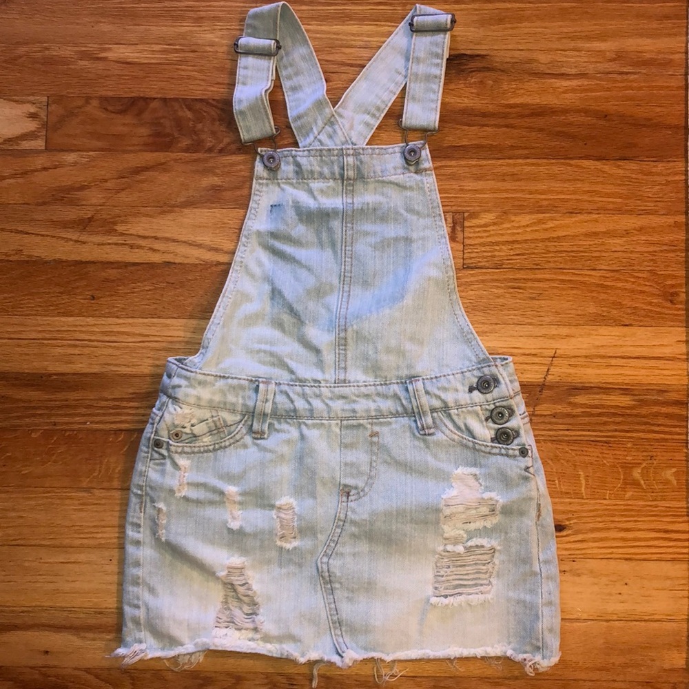 light wash denim dress